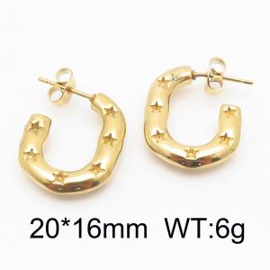 SS Gold-Plating Earring - KE115645-TLA