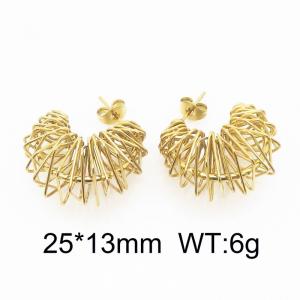 SS Gold-Plating Earring - KE115646-TLA