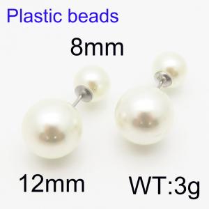 Plastic Earrings - KE115648-TLS