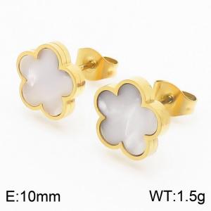 SS Gold-Plating Earring - KE115655-HM