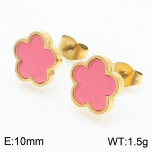 SS Gold-Plating Earring - KE115656-HM