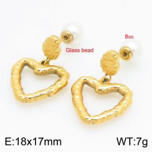 SS Gold-Plating Earring - KE115693-Z