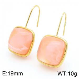 SS Gold-Plating Earring - KE115706-SP