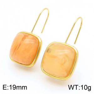 SS Gold-Plating Earring - KE115707-SP