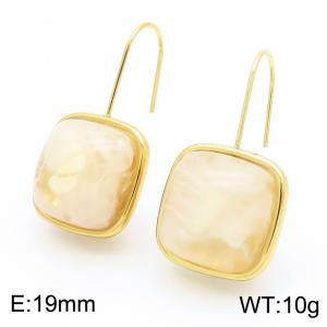 SS Gold-Plating Earring - KE115709-SP