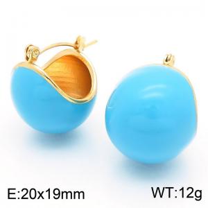 SS Gold-Plating Earring - KE115717-SP