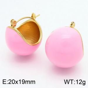 SS Gold-Plating Earring - KE115718-SP