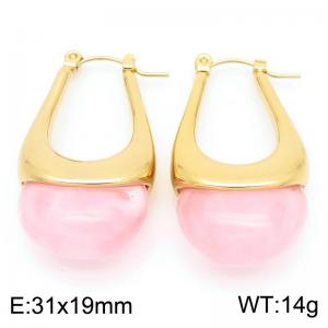 SS Gold-Plating Earring - KE115721-SP