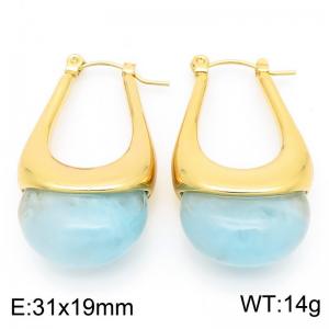 SS Gold-Plating Earring - KE115722-SP