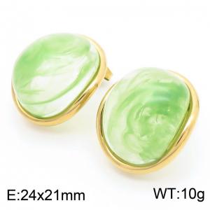 SS Gold-Plating Earring - KE115723-SP