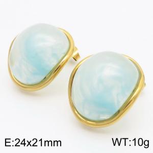 SS Gold-Plating Earring - KE115727-SP