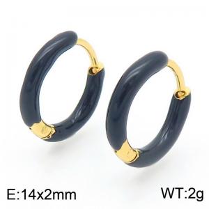 SS Gold-Plating Earring - KE115730-SP