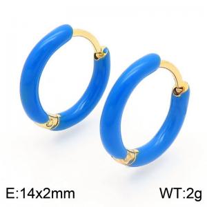SS Gold-Plating Earring - KE115735-SP