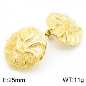 SS Gold-Plating Earring - KE115741-SP