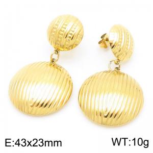 SS Gold-Plating Earring - KE115758-SP