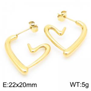 SS Gold-Plating Earring - KE115759-SP