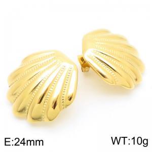 SS Gold-Plating Earring - KE115763-SP