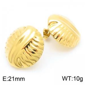 SS Gold-Plating Earring - KE115769-SP