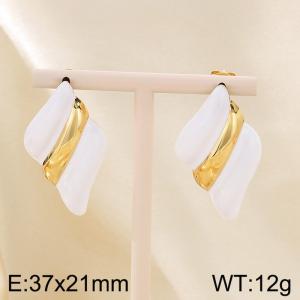 SS Gold-Plating Earring - KE116212-SP