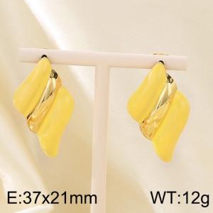 SS Gold-Plating Earring - KE116213-SP