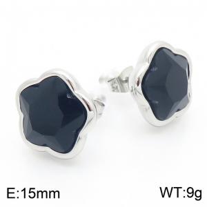 Cross border fashion plant Fritillaria pentaphylla flower collarbone earrings - KE116362-KFC