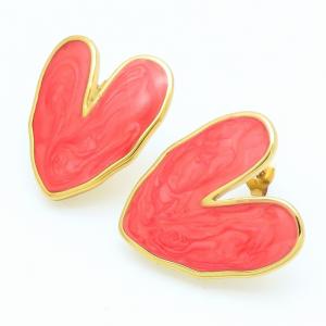 SS Gold-Plating Earring - KE116382-SP