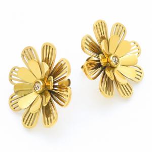 SS Gold-Plating Earring - KE116392-SP