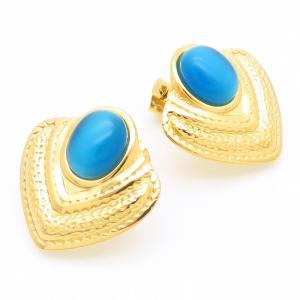 Stainless Steel Stone&Crystal Earring - KE116401-SP