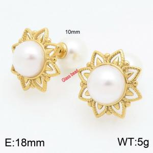 SS Gold-Plating Earring - KE116426-Z