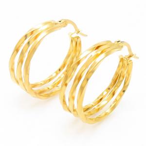 SS Gold-Plating Earring - KE116443-MI