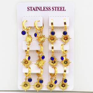 Stainless Steel Stone&Crystal Earring - KE116640-HF