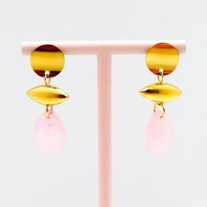 SS Gold-Plating Earring - KE116660-FA