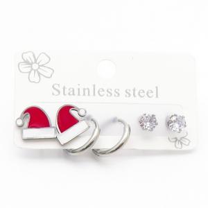 Stainless Steel Stone&Crystal Earring - KE116779-JC