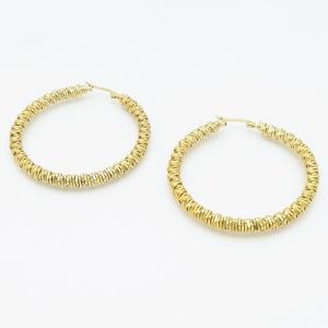 SS Gold-Plating Earring - KE116902-TLA