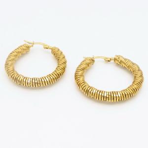 SS Gold-Plating Earring - KE116904-TLA