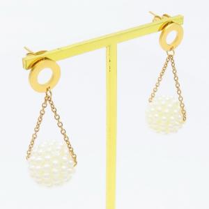 SS Gold-Plating Earring - KE116914-TLA