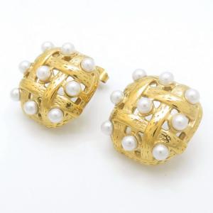 SS Gold-Plating Earring - KE117050-HR