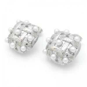 Stainless Steel Earring - KE117051-HR