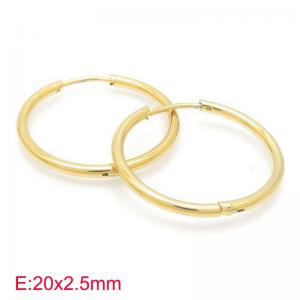 SS Gold-Plating Earring - KE117146-LO