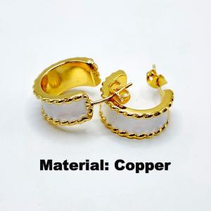 Copper Earring - KE117165-TJG