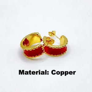 Copper Earring - KE117166-TJG