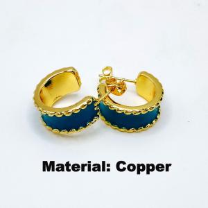 Copper Earring - KE117168-TJG