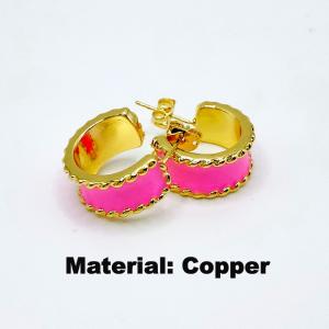 Copper Earring - KE117169-TJG