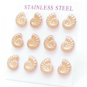 SS Rose Gold-Plating Earring - KE117204-HR