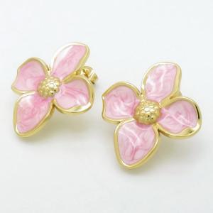 SS Gold-Plating Earring - KE117270-SP