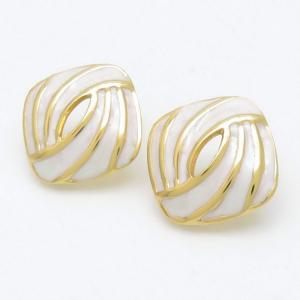 SS Gold-Plating Earring - KE117271-SP