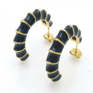 SS Gold-Plating Earring - KE117307-SP