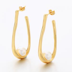 SS Gold-Plating Earring - KE117653-SP