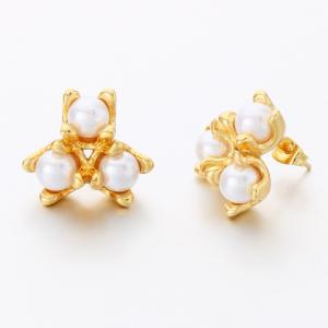 SS Gold-Plating Earring - KE117656-SP