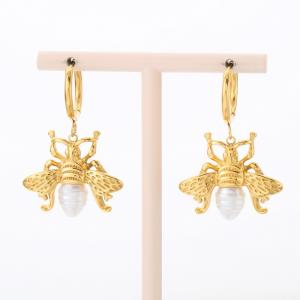 SS Gold-Plating Earring - KE117660-SP